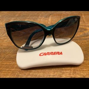 Authentic Carrera Gisele Teal Green Sunglasses